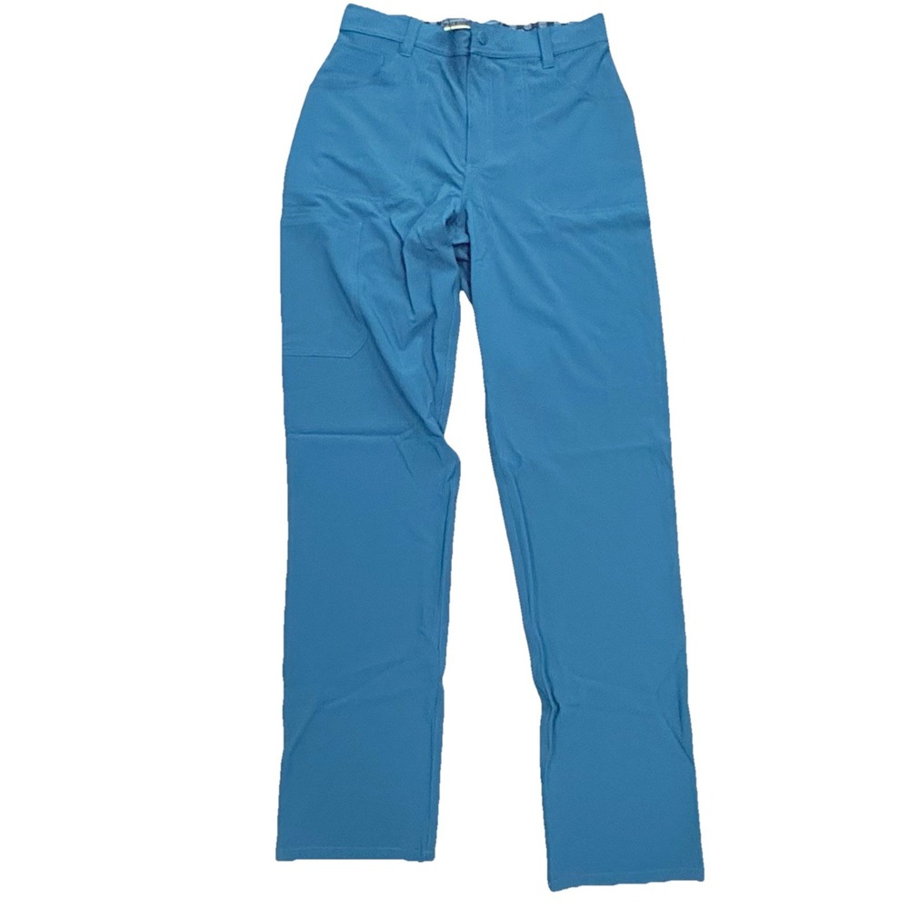NWT Dickies Scrub Pants Mens M Tall Teal Green Performace Zip Scrubs Uniform